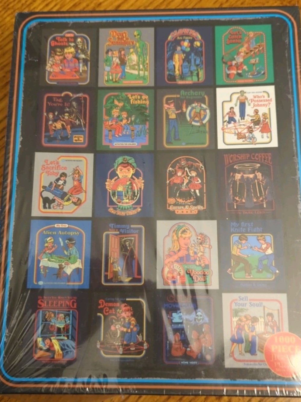 Steven Rhodes 1000-Piece Jigsaw Puzzle Nostalgia With A Twist Of Darkness